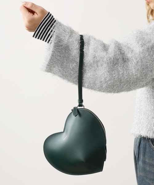 「YAHKI」 ハンドバッグ FREE ダークグリーン レディース_画像7