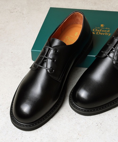 「London Shoe Make」 レザーシューズ UK7 ブラック メンズ_画像2