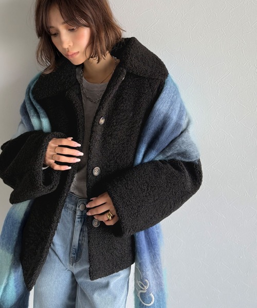 「classicalelf」 ブルゾン SMALL ブラック レディース_画像4