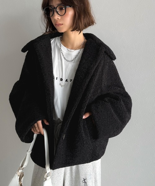 「classicalelf」 ブルゾン SMALL ブラック レディース_画像9