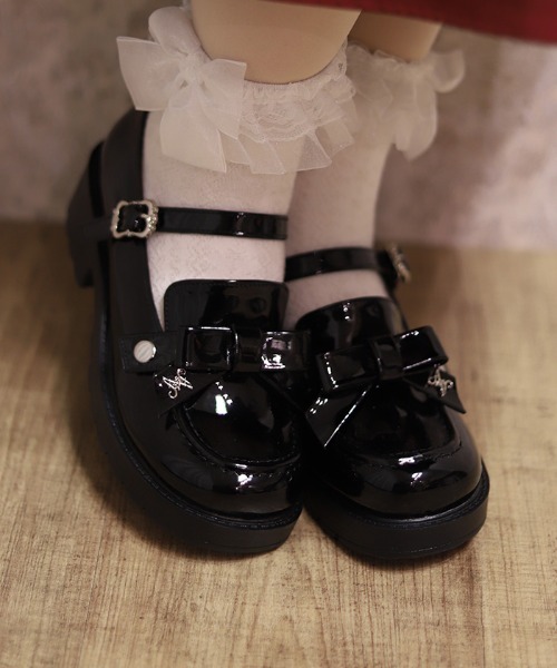 axes femme♥ハートメルヘン♥ブラック×ホワイト♥2WAYチュニ♥Ꮇ axes femme（アクシーズ ファム） パンプス 2WAYフロント