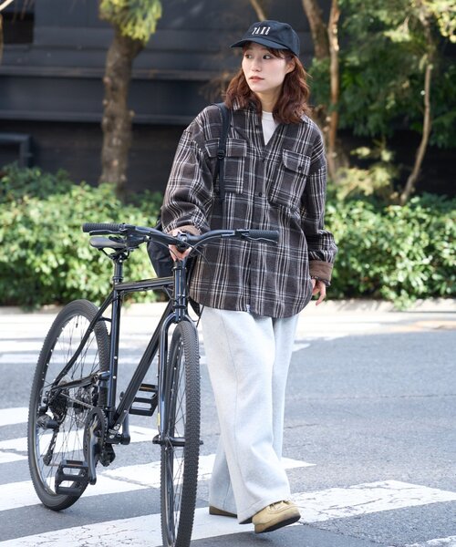 「CIAOPANIC TYPY」 長袖シャツ LARGE ブラウン レディース_画像4