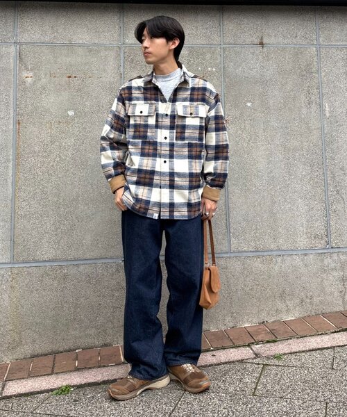 「CIAOPANIC TYPY」 長袖シャツ LARGE ブラウン レディース_画像9