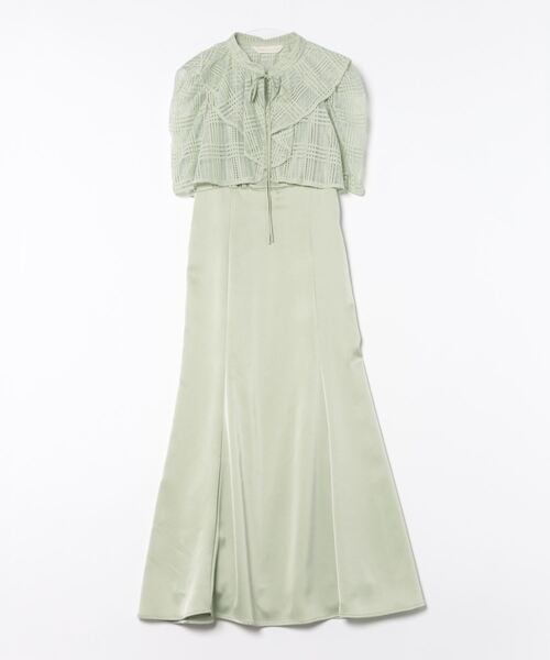 「31 Sons de mode」 コンビワンピース 36 ライトグリーン レディース_画像2