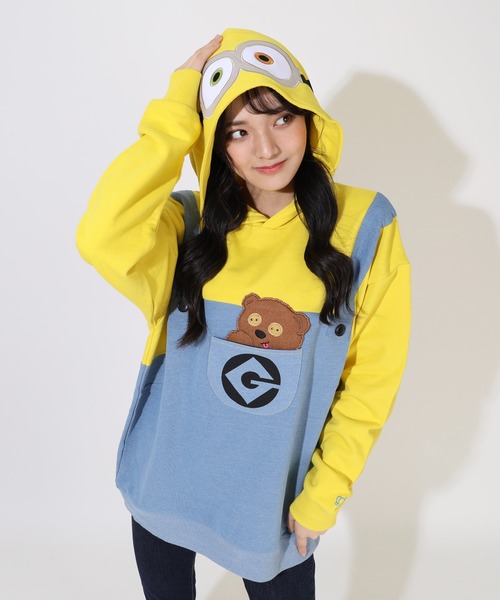 「MINIONS」 長袖カットソー L イエロー レディース_画像5