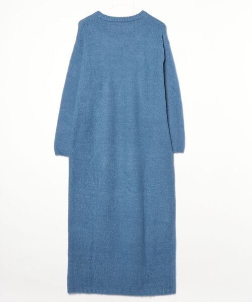 「STYLE DELI」 ニットワンピース 2 ブルー レディース_画像2