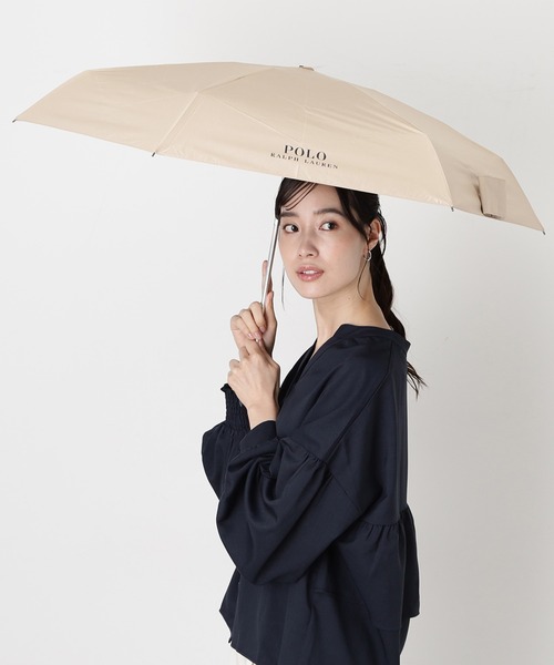 極美品タグ付き　Ralph Lauren 1級遮光遮熱晴雨兼用折りたたみ傘 POLO RALPH LAUREN（ポロ・ラルフローレン） 折りたたみ傘 遮光100