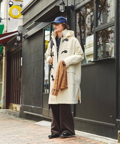 「EMMA CLOTHES」 ダッフルコート M ダークネイビー メンズ_画像3