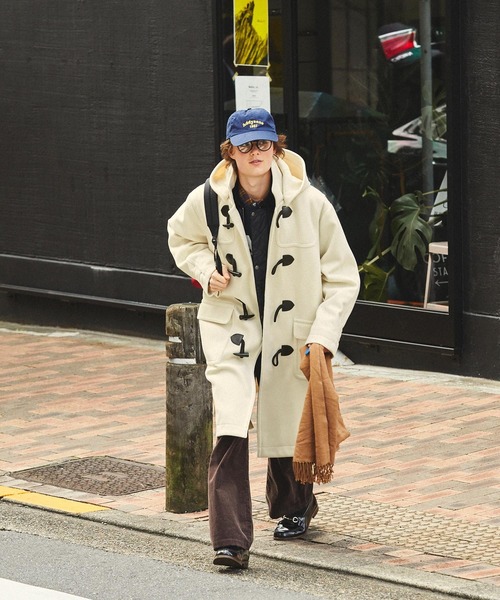 「EMMA CLOTHES」 ダッフルコート M ダークネイビー メンズ_画像4