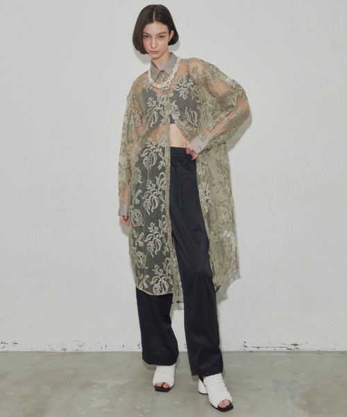 「LA BELLE ETUDE」 「belle vintage」シャツワンピース FREE ブラック レディース_画像3