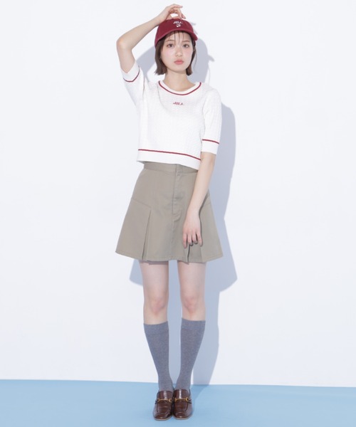 スカート 「Dickies × JILL by JILL STUART」別注タックミニスカートの画像