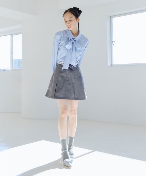 スカート 「Dickies × JILL by JILL STUART」別注タックミニスカートの画像