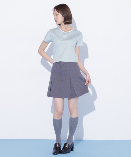 スカート 「Dickies × JILL by JILL STUART」別注タックミニスカートの画像