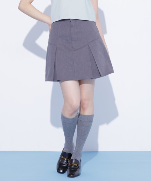スカート 「Dickies × JILL by JILL STUART」別注タックミニスカートの画像
