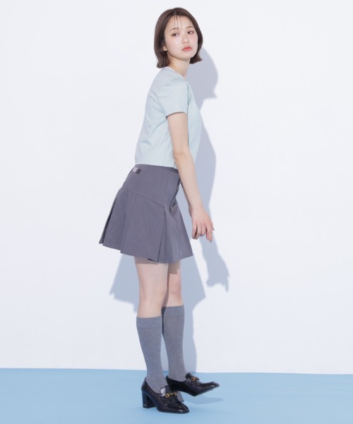 スカート 「Dickies × JILL by JILL STUART」別注タックミニスカートの画像