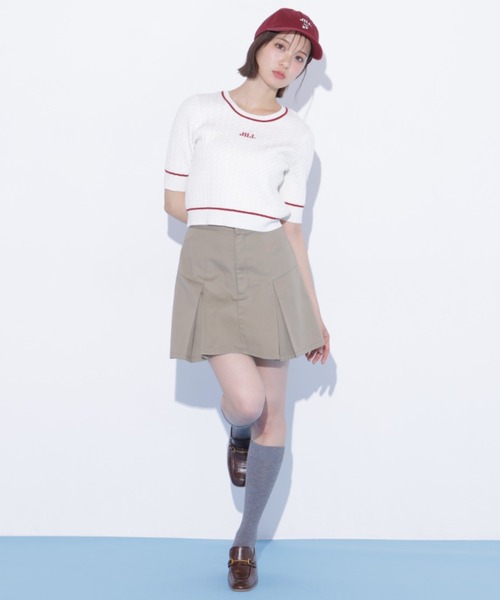 スカート 「Dickies × JILL by JILL STUART」別注タックミニスカートの画像