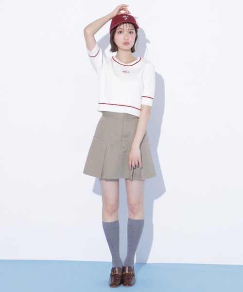 スカート 「Dickies × JILL by JILL STUART」別注タックミニスカートの画像