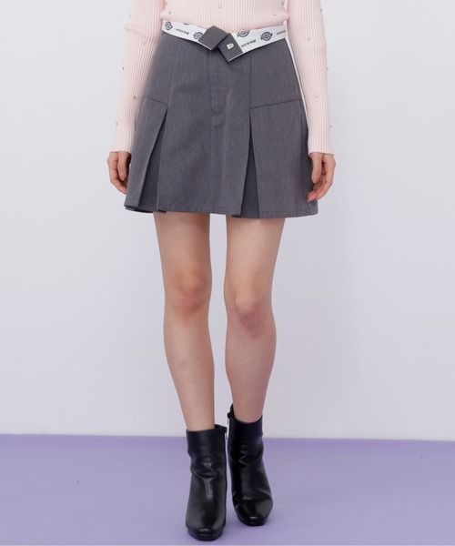 スカート 「Dickies × JILL by JILL STUART」別注タックミニスカートの画像