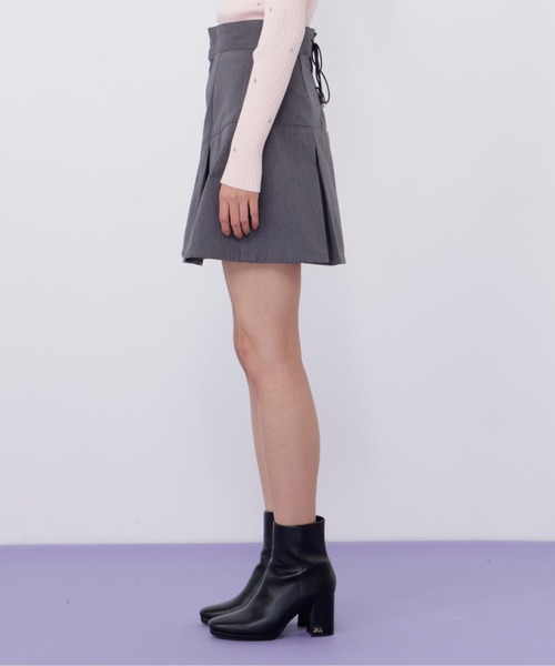 スカート 「Dickies × JILL by JILL STUART」別注タックミニスカートの画像