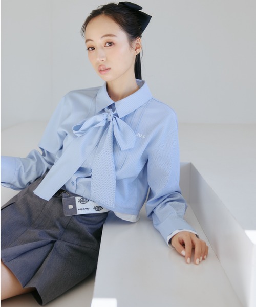 スカート 「Dickies × JILL by JILL STUART」別注タックミニスカートの画像