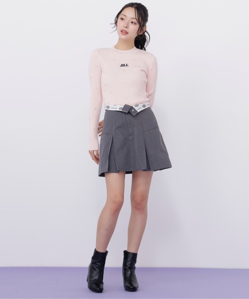 スカート 「Dickies × JILL by JILL STUART」別注タックミニスカートの画像