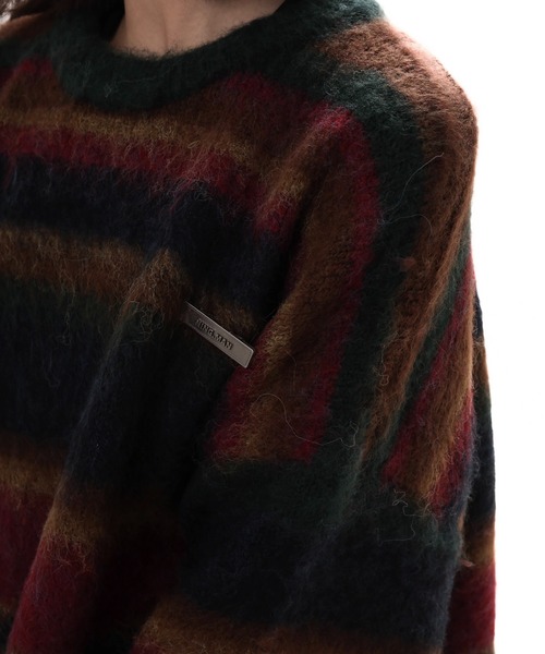 「WESTBOY」 長袖ニット M グレー メンズ_画像9