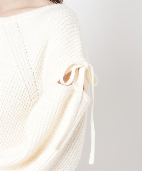 「WILLSELECTION」 ニットワンピース MEDIUM グレー レディース_画像9