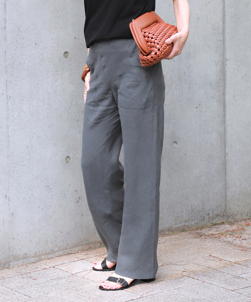 「VERMEIL par iena」 パンツ 36 グリーン レディース_画像2