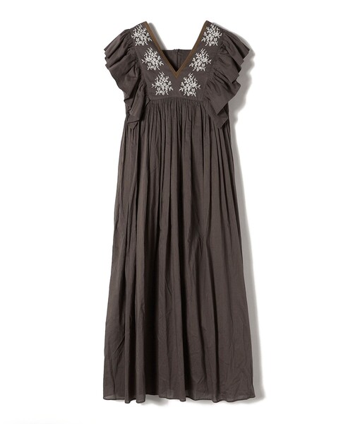 「SHIPS」 「ships little black」ノースリーブワンピース「troisiemeCHACOコラボ」 ONE SIZE ナチュラル レ_画像4