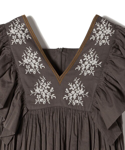 「SHIPS」 「ships little black」ノースリーブワンピース「troisiemeCHACOコラボ」 ONE SIZE ナチュラル レ_画像8