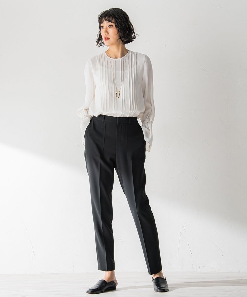 「LAUTREAMONT」 パンツ 11号 チャコールグレー レディース_画像2