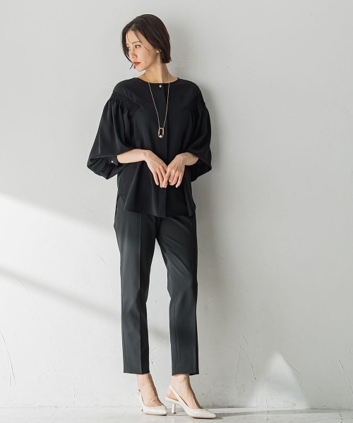 「LAUTREAMONT」 パンツ 11号 チャコールグレー レディース_画像7