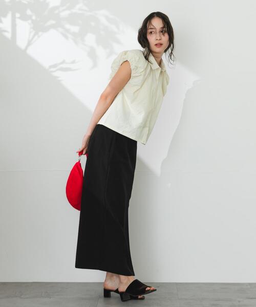 SENSE OF PLACE by URBAN RESEARCH ロング スカート 「UR TECH DRYLUXE