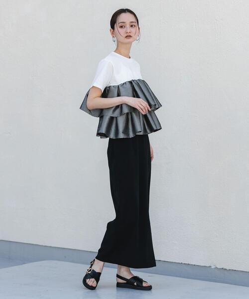 SENSE OF PLACE by URBAN RESEARCH ロング スカート 「UR TECH DRYLUXE