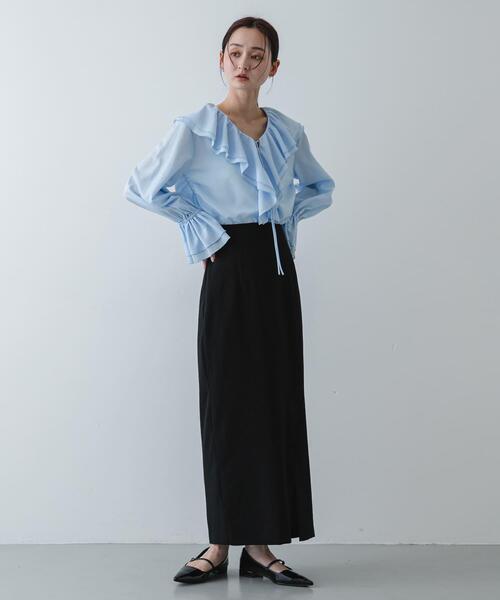 SENSE OF PLACE by URBAN RESEARCH ロング スカート 「UR TECH DRYLUXE
