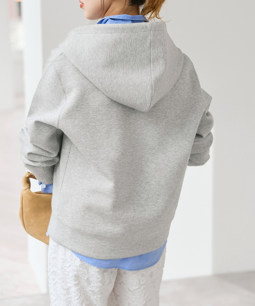 美品 スピックアンドスパン ウール ハーフジップ ニット パーカー 洗える F Spick＆Span（スピック アンド スパン） パーカー 「WEB限定 / 追加2