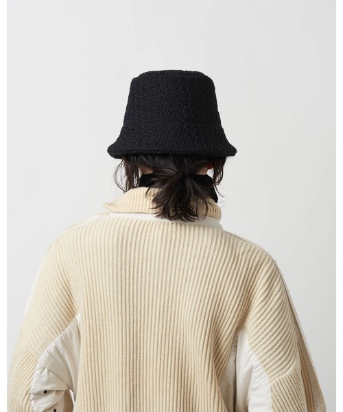 「La Maison de Lyllis」 ハット 57cm ブラック レディース_画像4