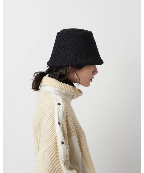 「La Maison de Lyllis」 ハット 57cm ブラック レディース_画像5