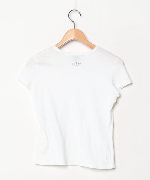 GUCCI（グッチ） 半袖Tシャツ X-SMALL ホワイト レディース : ZOZOTOWN