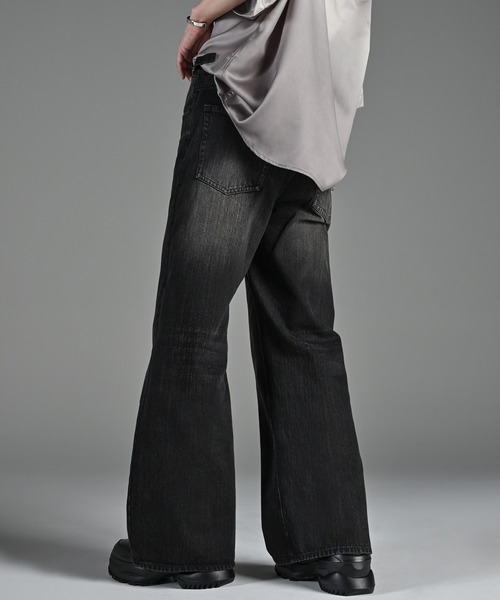 「ADRER」 デニムパンツ M グレー メンズ_画像9
