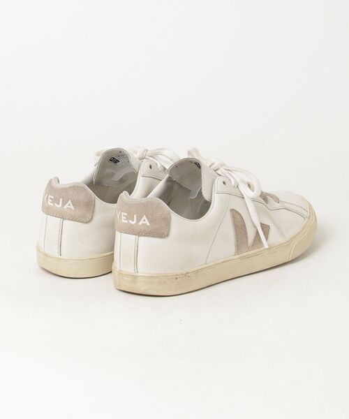 「VEJA」 ローカットスニーカー 38 ホワイト×ライトグレー レディース_画像2