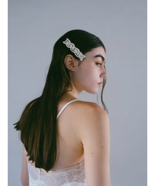 ヘアクリップ Embroidery Hair Barrette ”Sophiaの画像