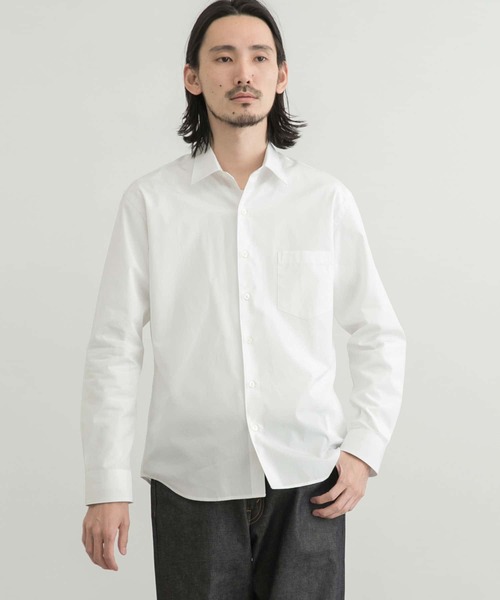 「THOMAS MASON」 長袖シャツ「URBAN RESEARCHコラボ」 LARGE ロイヤルブルー メンズ_画像3