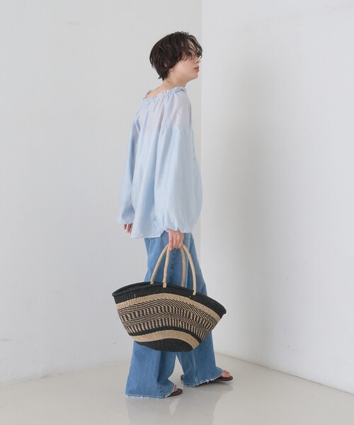 かごバッグ カゴバッグ 「The Bagmati/ザ バグマティ」柄カゴバッグ_4