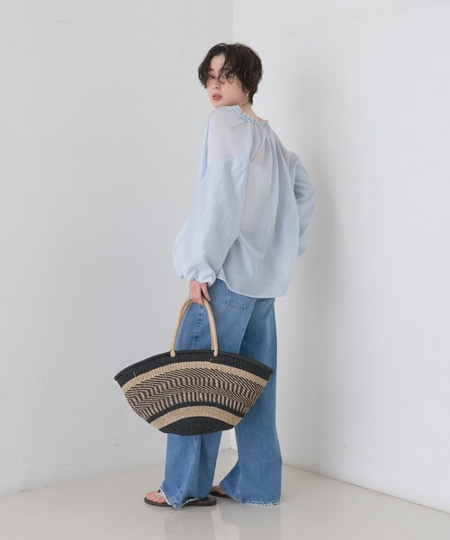 かごバッグ カゴバッグ 「The Bagmati/ザ バグマティ」柄カゴバッグ_9