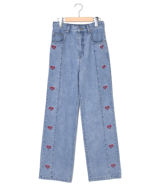 「Alley by w closet」 デニムパンツ FREE ブルー レディース_画像7