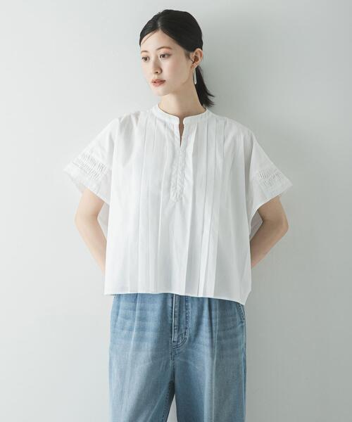 アーバンリサーチ(新品未使用※タグ付) 半袖ブラウス URBAN RESEARCH（アーバンリサーチ） ブラウス シャツ 半袖 ハーフ