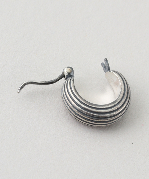 ピアス OCUCCI/オクチ Pierce Hoop-stripe ピアス レディースの画像