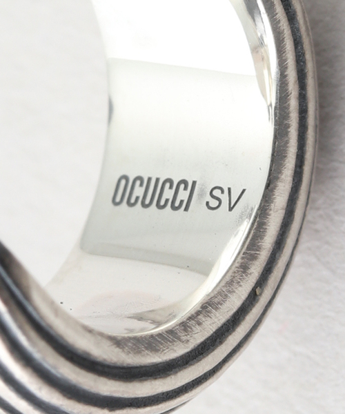 ピアス OCUCCI/オクチ Pierce Hoop-stripe ピアス レディースの画像