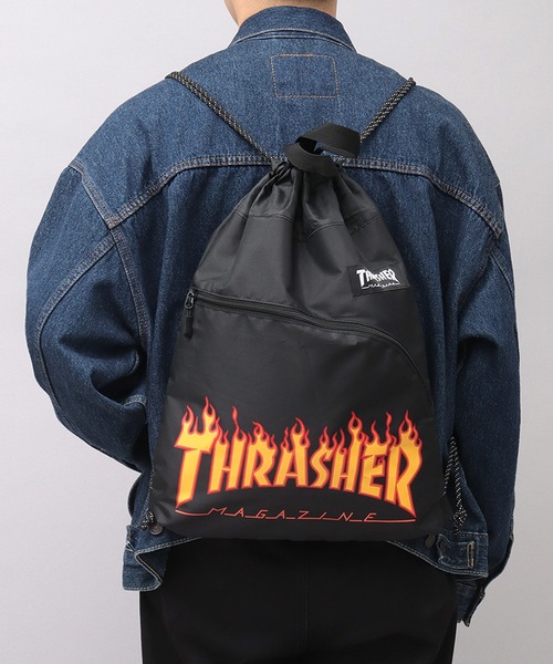 THRASHER（スラッシャー） デイバック リュック 軽量 プリントデザイン